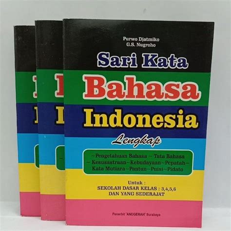 Jual Buku Belajar Sari Kata Bahasa Indonesia Lengkap Shopee Indonesia