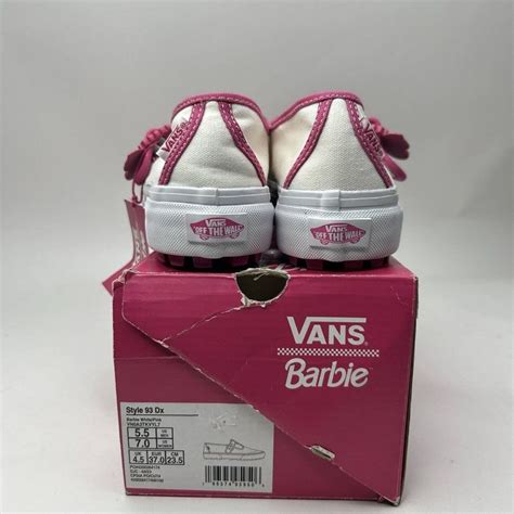 Vans Vans X Barbie Style Mary Jane Skate 93 Dx White Pink” 2023 Grailed