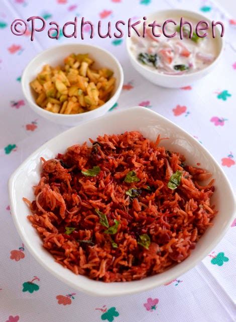 Beetroot Rice Healthy Indian Beetroot Rice Pulao Recipe Beetroot