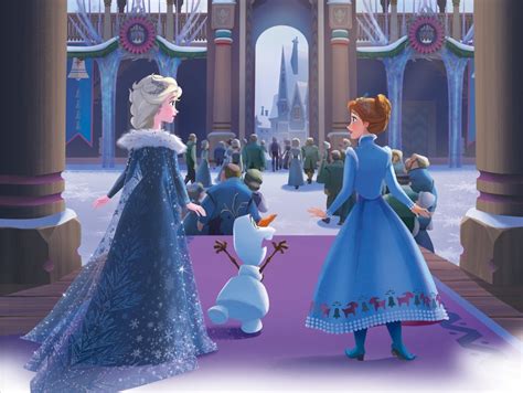 Olafs Frozen Adventure Storybook Illustration Frozen Photo