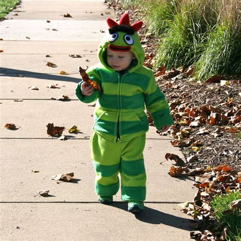 Homemade Brobee Little Green Monster Costume Monster Costumes