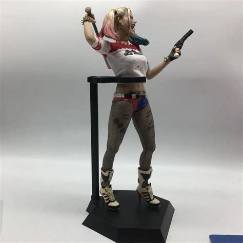 2022 12inch 30cm Real Clothes Can Be Undress Crazy Toys Sexy Suicide Squad Harley Quinn Pvc