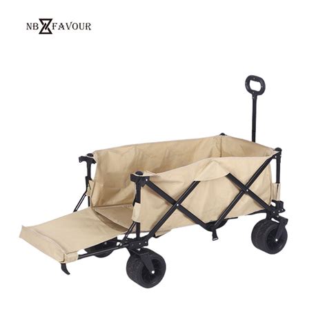 Garden Transporting Camping Cart Beach Trolley Wagon Folding Hand Carts