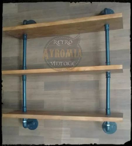 Estanter A Repisa Rustica Industrial Vintage