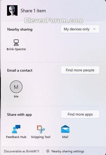 Change Default Save Location For Nearby Sharing In Windows Windows