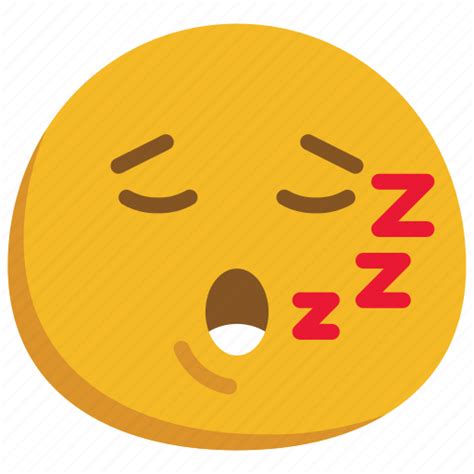 Sleeping Emoticon Smiley Sleep Asleep Icon Download On Iconfinder