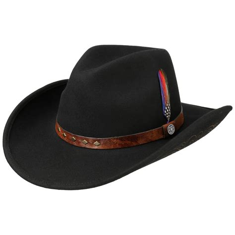 Black Wool Felt Western Hat - Stetson