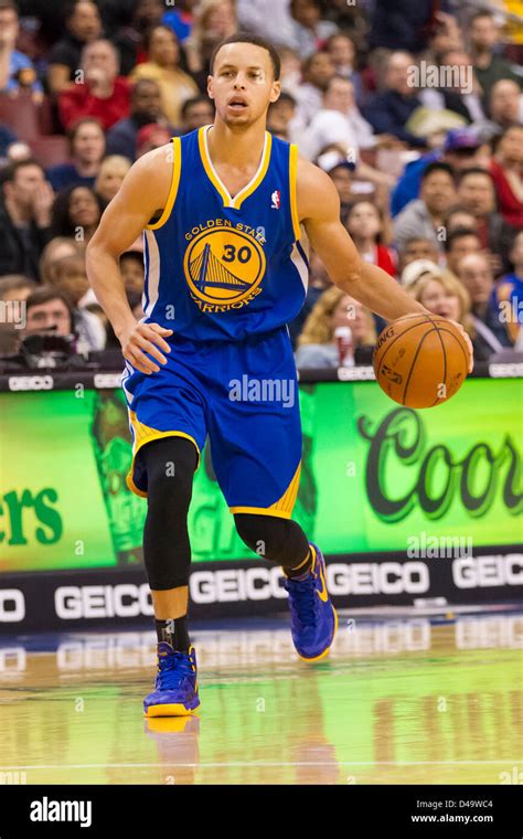 March 2 2013 Golden State Warriors Point Guard Stephen Curry 30 In Action With The Ball