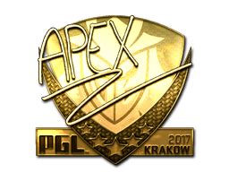 Sticker Apex Gold Krakow Cs Go Cs Wiki By Cs Money