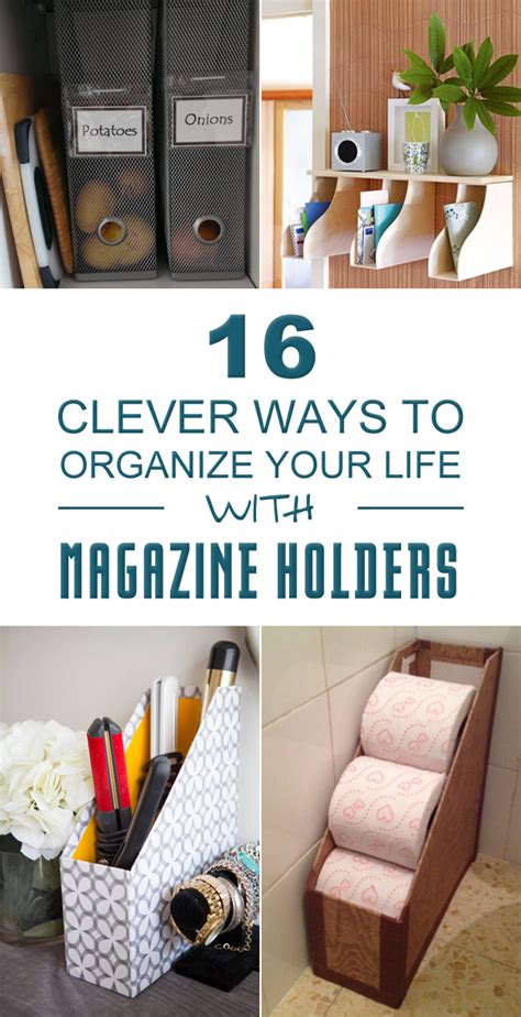 16 Clever Ways To Organize Your Life With Magazine Holders