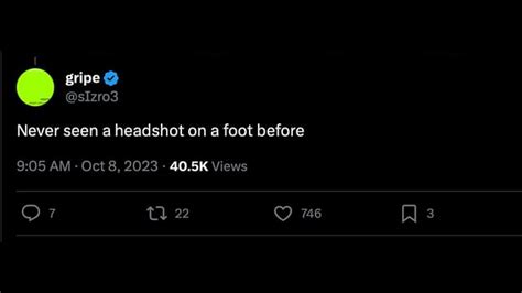 "Never seen a headshot on a foot before": Foolio foot picture goes viral post shooting, leaves ...