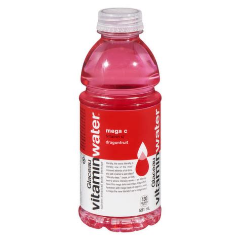 Glaceau Vitamin Water Mega C Dragon Fruit Quality Foods