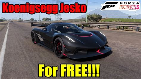 Forza Horizon Unlock The Koenigsegg Jesko For Free Fastest Car In