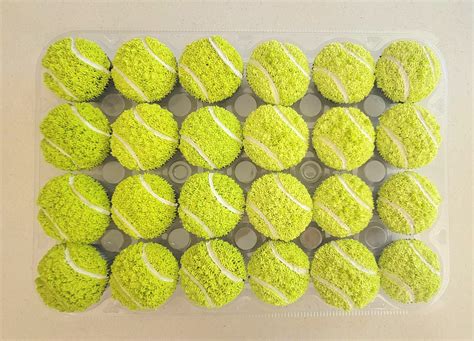 Tennis Ball Cupcakes Sweet Mixins Sullivan WI Bakery