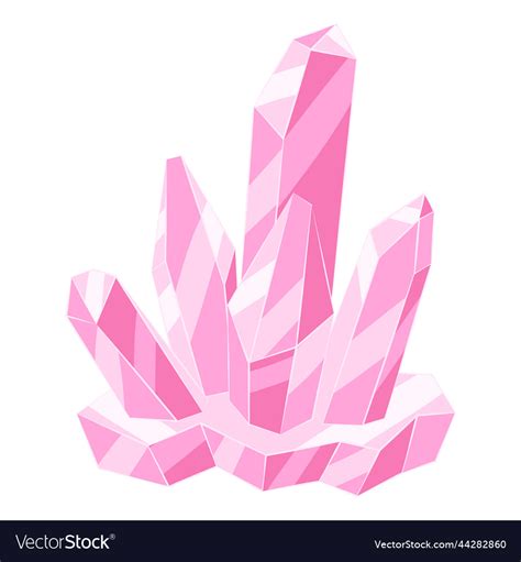 Crystal Or Mineral Jewelry Royalty Free Vector Image