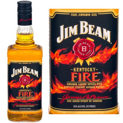 Jim Beam Kentucky Fire Cinnamon Liqueur 750ml Whisky Liquor Store