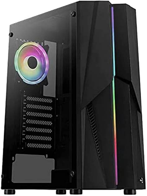 Aerocool Gabinete Mecha G Bk V Con Ventana Midi Tower Atx Micro