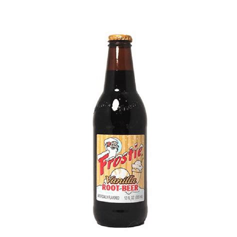 Frostie Caffeine Free Vanilla Root Beer Soda 12 Fl Oz 24 Case Pack Bottles