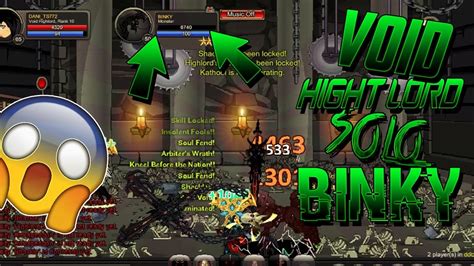 Aqw Void Highlord Solo Binky Is That Possible Hardest Boss Killed