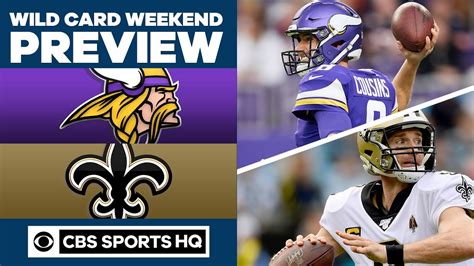 Minnesota Vikings Vs New Orleans Saints Wild Card Weekend Preview