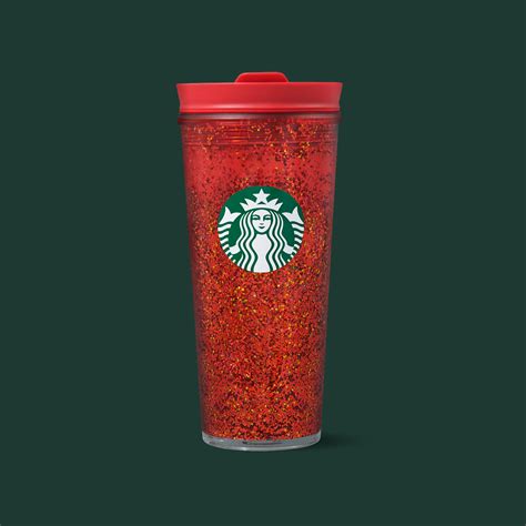 Red Glitter Starbucks Cup 2024 - Gabey Shelia