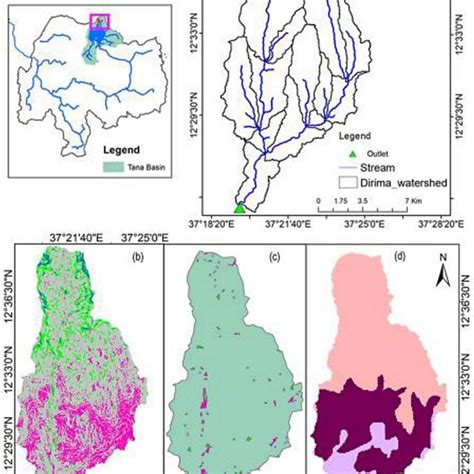 The Simulated And Measured Streamflow Hydrograph A And Scatter Plot