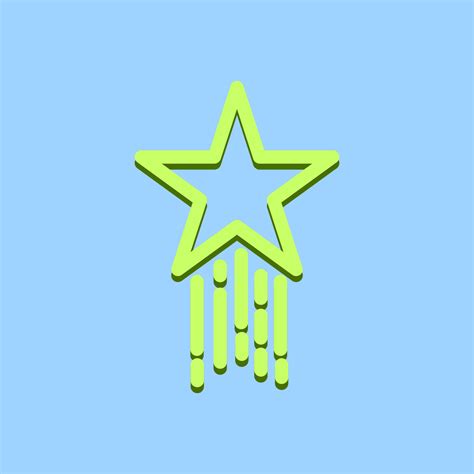 star vector green color 8555330 Vector Art at Vecteezy