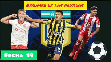 Resumen De La Fecha Goles Y Estadisticas De Todos Los Partidos