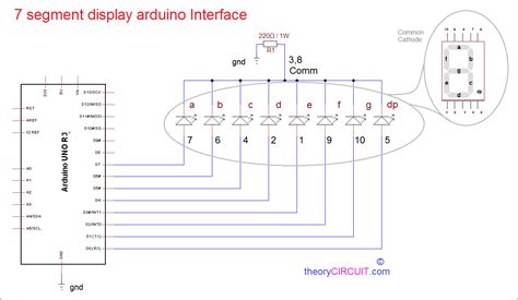 7 Segment Arduino Interface