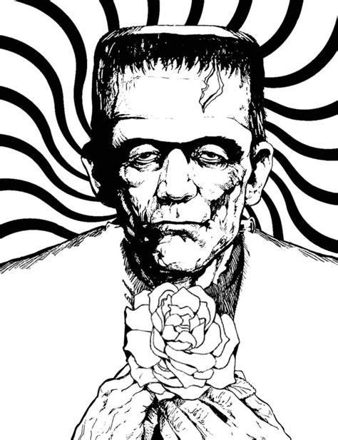 Dibujos De Frankenstein Para Imprimir Y Colorear Dibujo Im Genes