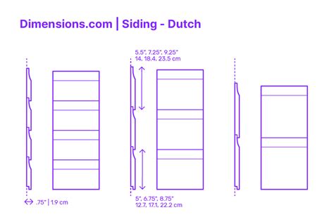 Siding Dutch Dimensions And Drawings