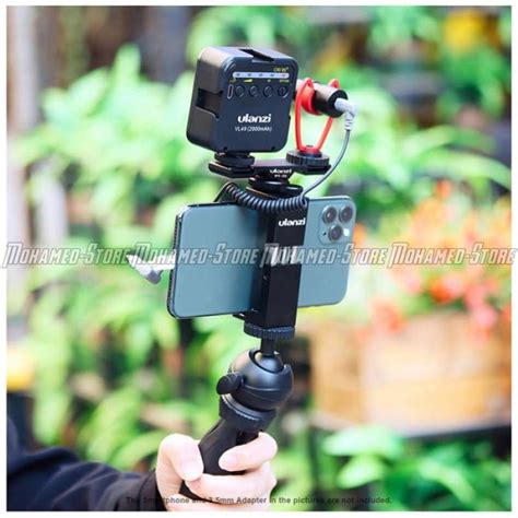 Jual ULANZI Smartphone Vlog Kit Combo 5 Set Vlogging LED Tripod Holder