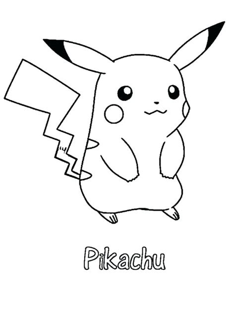 Electric Pokemon Coloring Pages At Free Printable