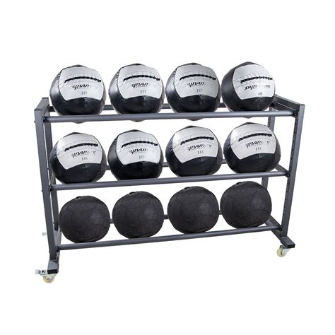 3 Tier Medicine Ball Rack 12 Ball Medicine Ball Rack Dynamax