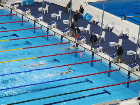 paralympics swimming josef craig  gb david hawgood geograph