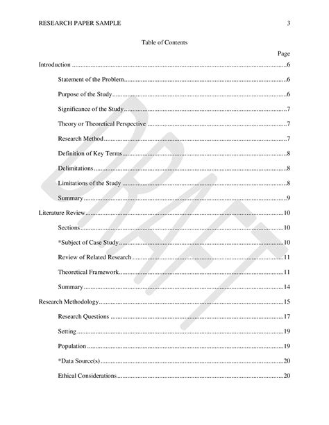 Quantitative Research Proposal Format Templates At