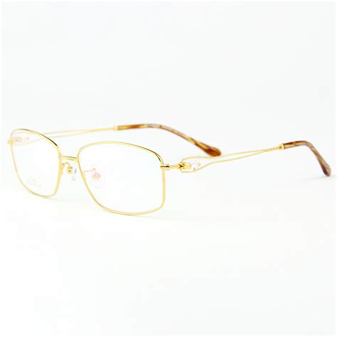 Wholesale 18k Gold Spectacles Frames Suppliers Gp8833 Rebornvision