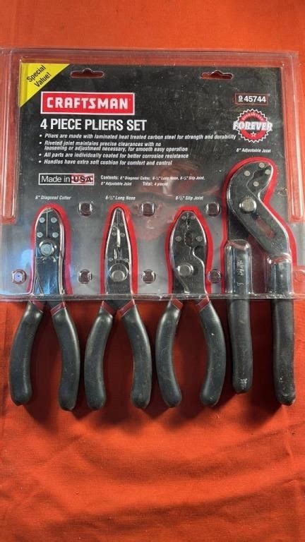 Craftsman Plier Set | Live and Online Auctions on HiBid.com