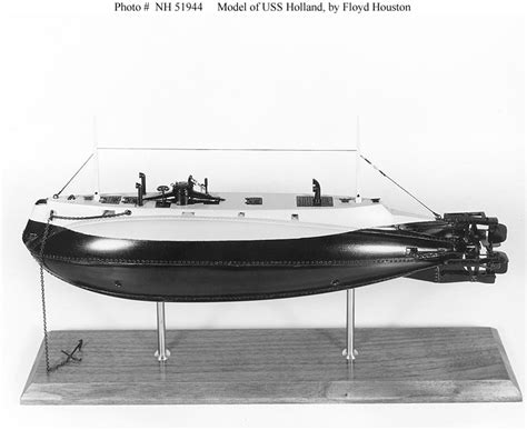 Usn Ships Uss Holland Submarine 1 Plans Models And Relics