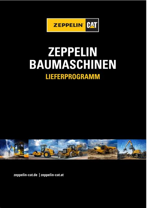 Zeppelin Cat Baumaschinen Produktübersicht Zeppelin Cat