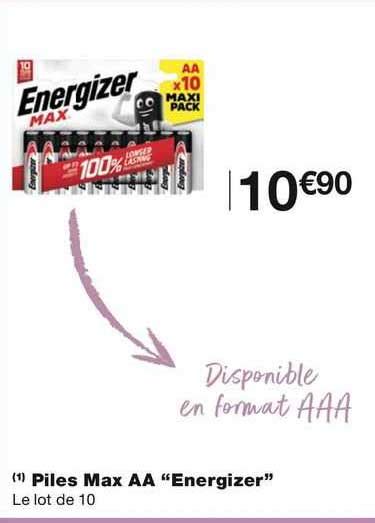 Promo Piles Max AA Energizer Chez Monoprix ICatalogue Fr