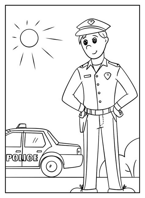 Desenhos De Policial Para Colorir Bora Colorir