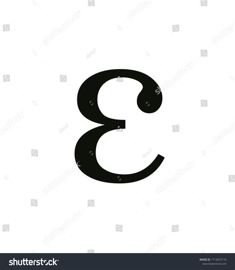 Epsilon Symbol Greek Alphabet Stock Vector (Royalty Free) 1714073116