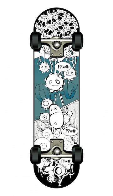 Skateboard Designs Graffiti