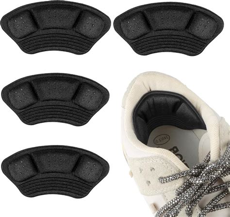 WLLHYF 4 PCS Anti Slip Heel Grips Liner Cushions Inserts Heel Pads