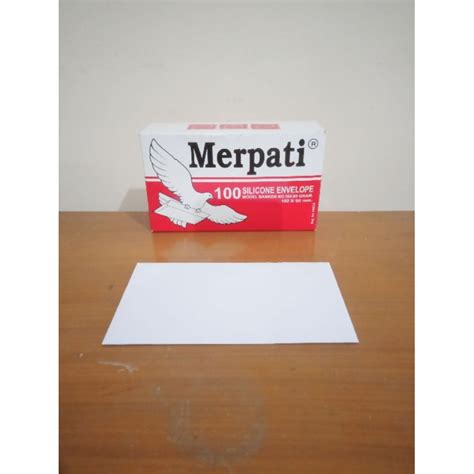 Jual Amplop Putih Polos Tebal 80gr Merpati Per Pak Isi 100 Pcs Shopee