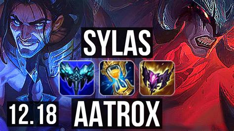 Sylas Vs Aatrox Mid 6 Solo Kills 400 Games 10m Mastery 15616