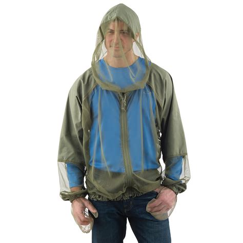 The Hooded Zip Up Mosquito Jacket Hammacher Schlemmer