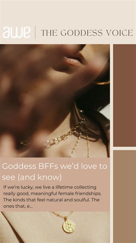 Goddess Bffs Inspiring Female Friendships