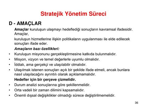 PPT Stratejik Yönetim Süreci PowerPoint Presentation free download